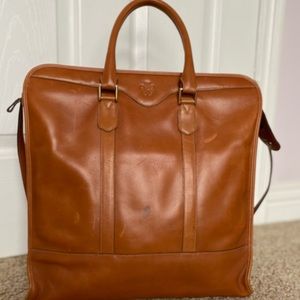 RARE ✨Brown Leather Luxury Satchel from the Orient Express Collection